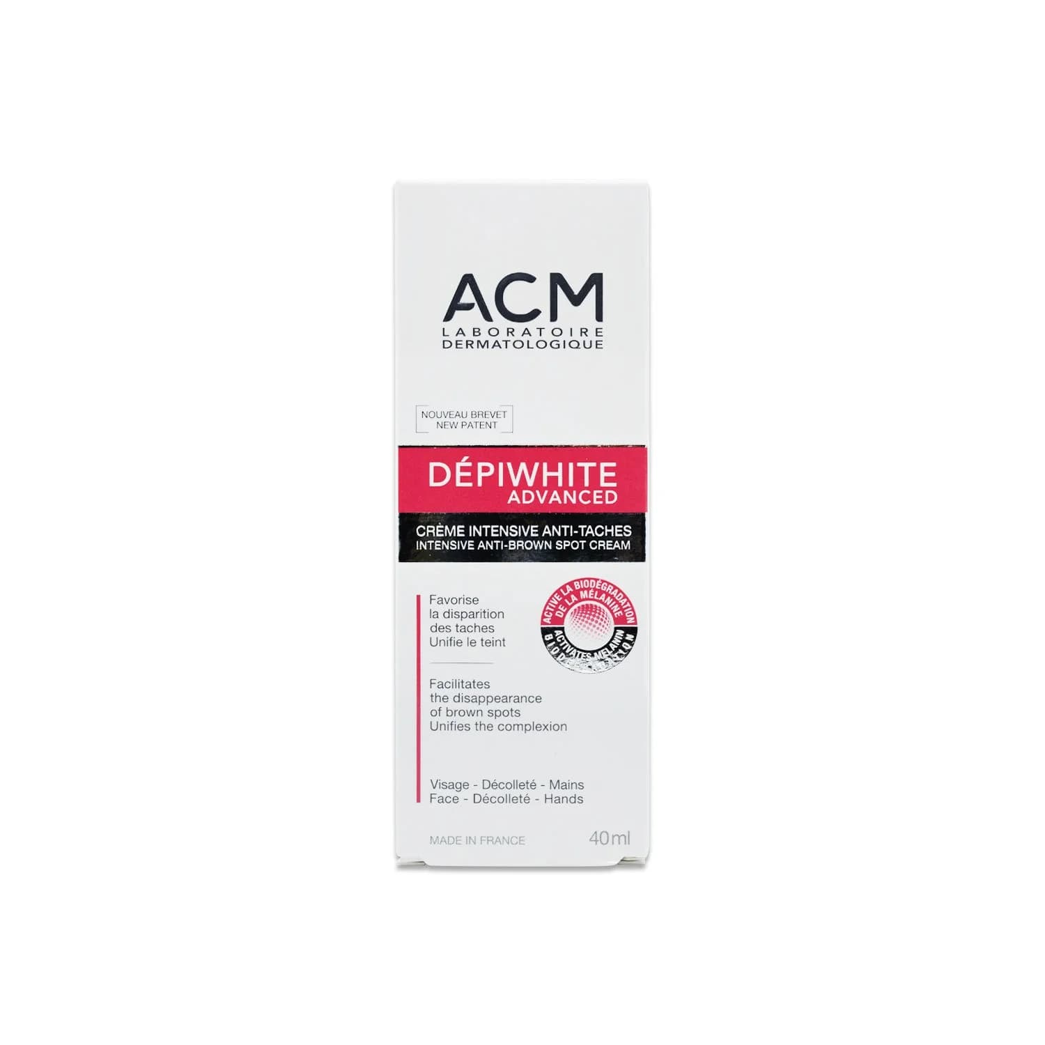 کرم ضد لک فوق قوی ای سی ام ACM مدل Depiwhite حجم 40 میل — تصویر ۴