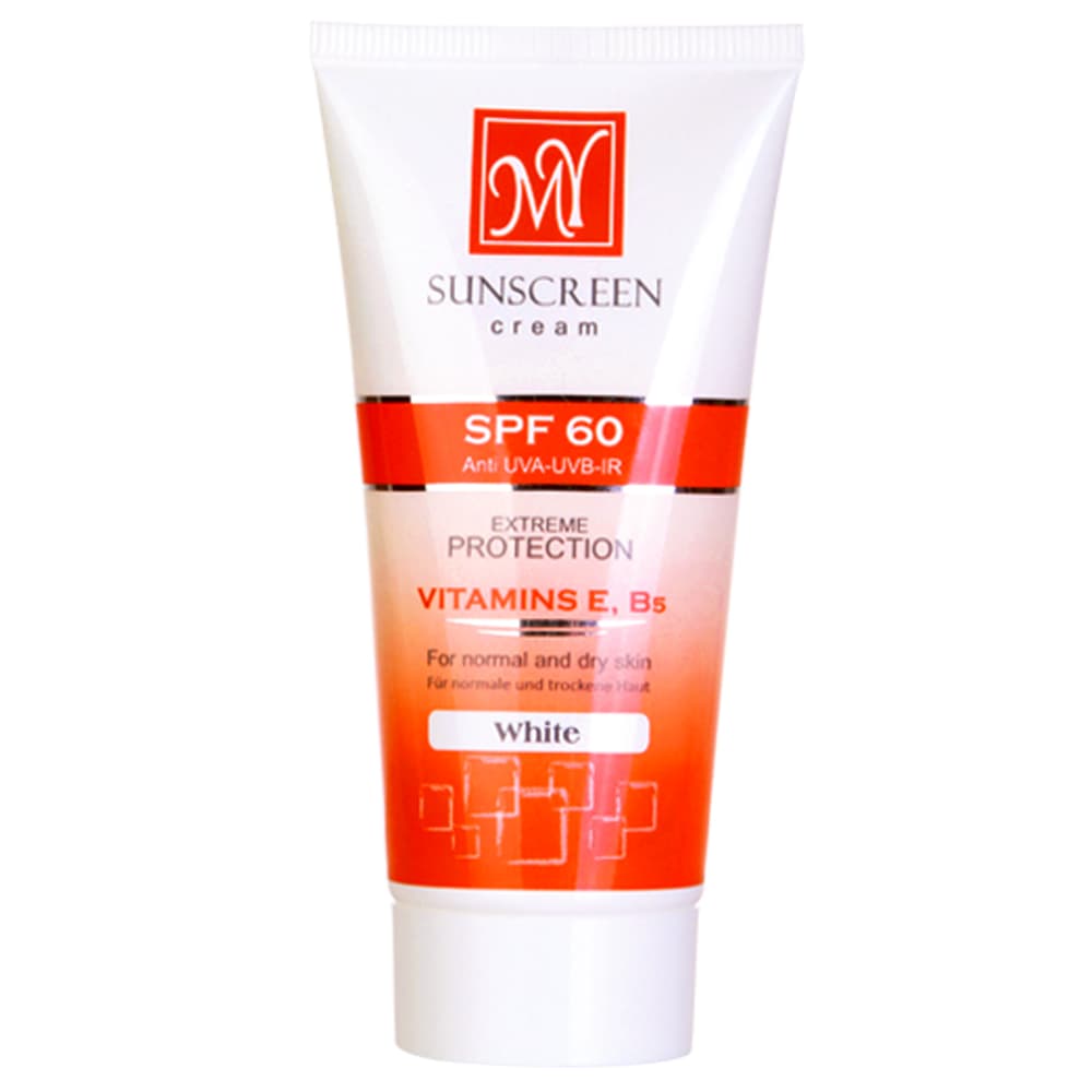 کرم ضد آفتاب تیوپی مای مدل SPF 60 بی رنگ به حجم 50 میلی لیتر