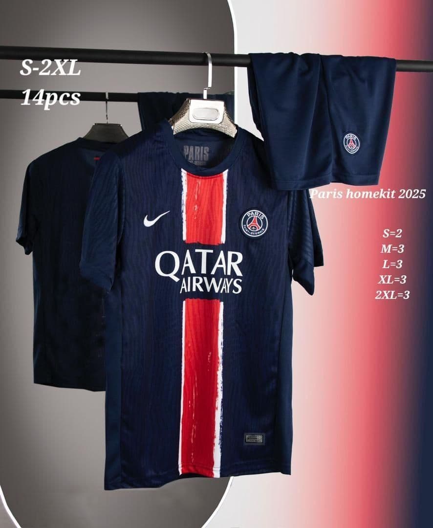 کیت اول پاریسن ژرمن PSG فصل 2025-2024 (پیراهن شورت) ورژن هواداری