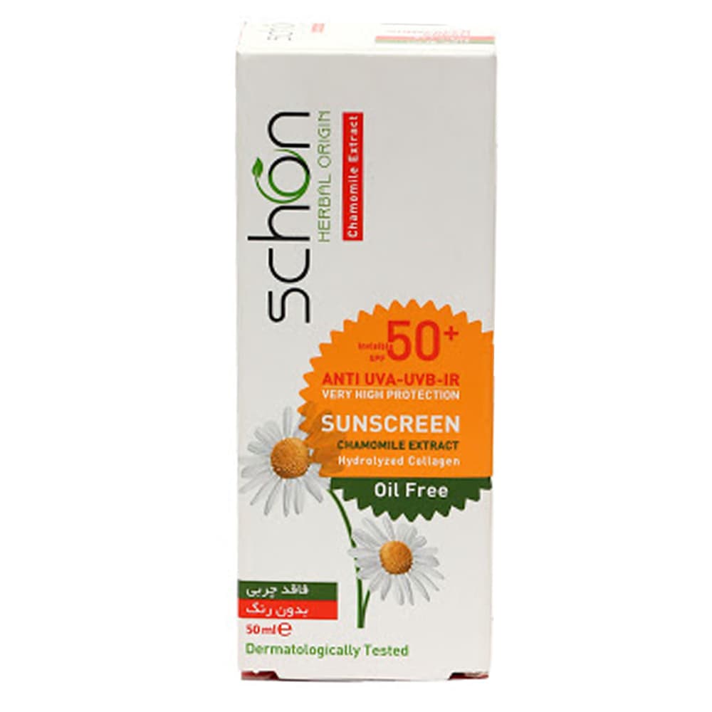 کرم ضد آفتاب شون مدل SPF +50 فاقد چربی و بدون رنگ — تصویر ۲