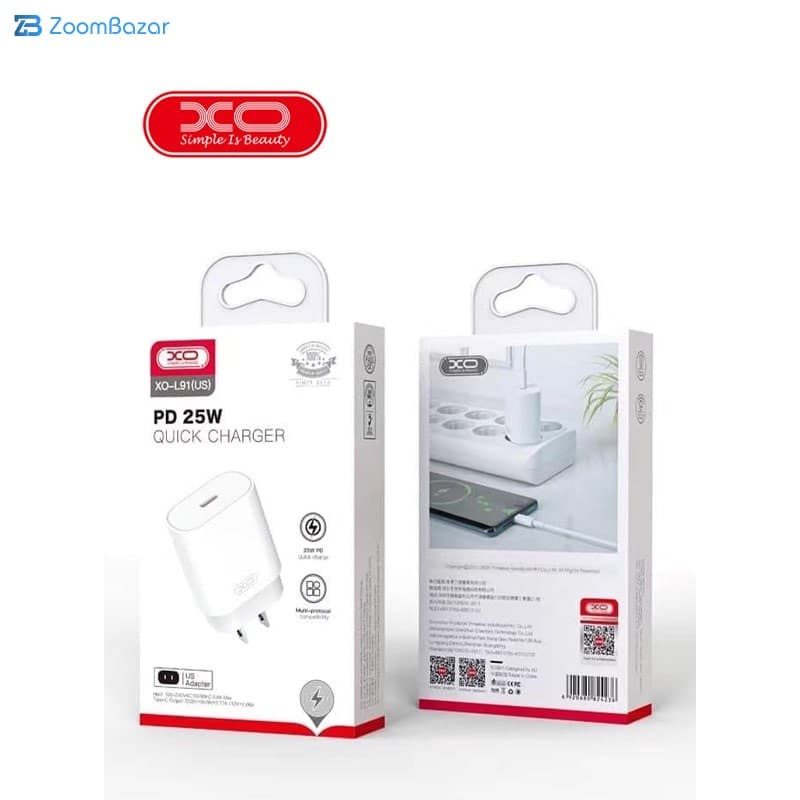 شارژر دیواری ایکس او مدل XO-L91 — تصویر ۲