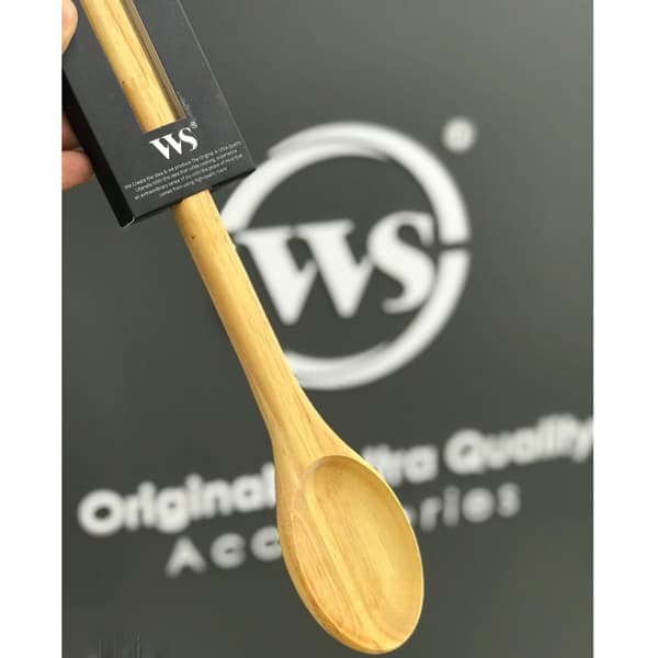 قاشق چوبی ساده WS 818 — تصویر ۲
