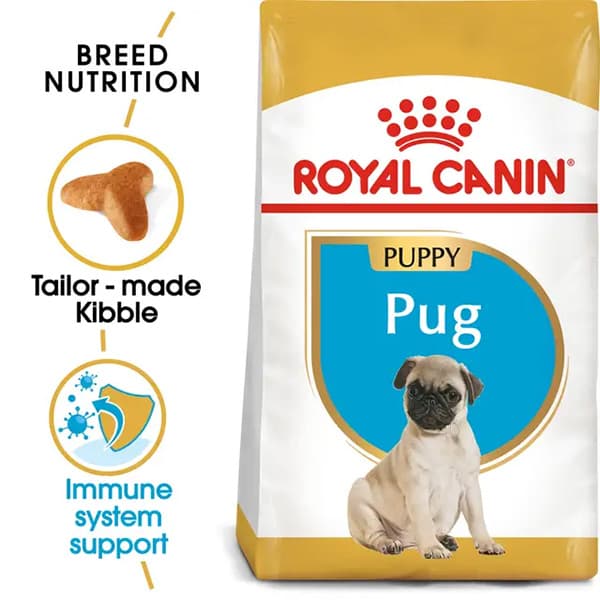 غذای خشگ توله سگ پاگ پاپی رویال کنین (Royal Canin Dog Pug Puppy) وزن 1.5 کیلوگرم — تصویر ۹