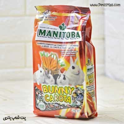 غذای کامل جوندگان مناسب خرگوش Manitoba Bunny Carota وزن ۱ کیلوگرم کد ۴۱۲ — تصویر ۲