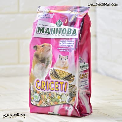 غذای همستر منیتوبا Manitoba Criceti وزن ۱ کیلوگرم کد ۴۱۱