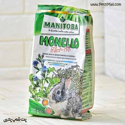 پلت خرگوش منیتوبا میکس یونجه Manitoba Pellet Pro وزن ۹۰۰ گرم کد ۴۰۹ — تصویر ۲