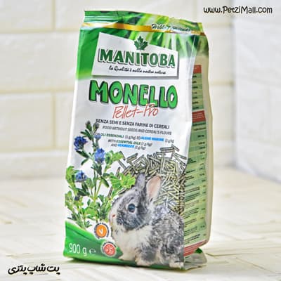 پلت خرگوش منیتوبا میکس یونجه Manitoba Pellet Pro وزن ۹۰۰ گرم کد ۴۰۹