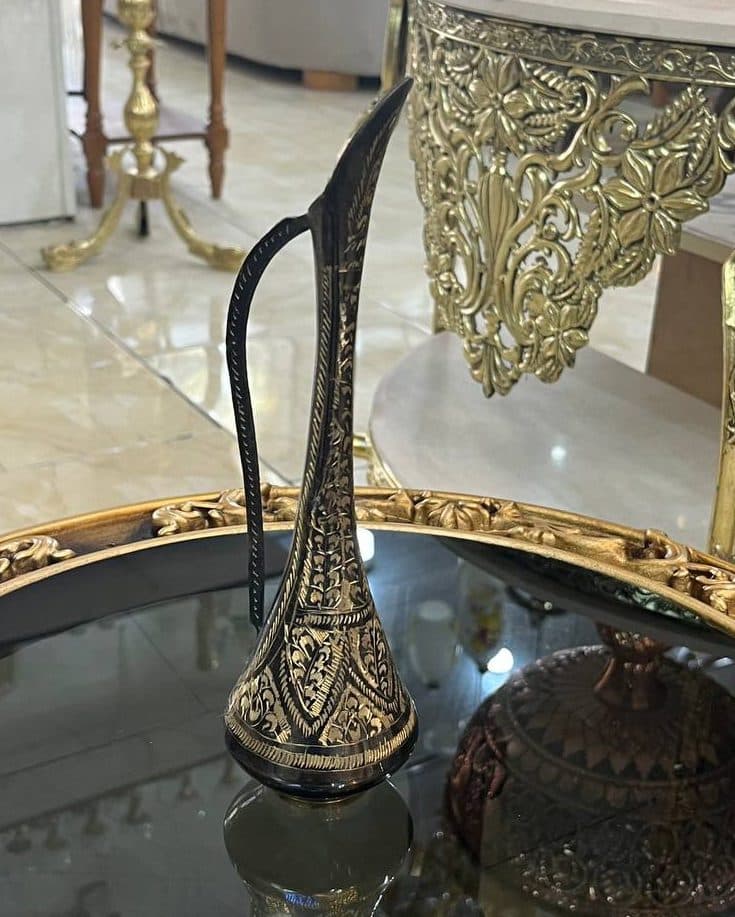 گلاب پاش برنز سیاه قلم کوچک