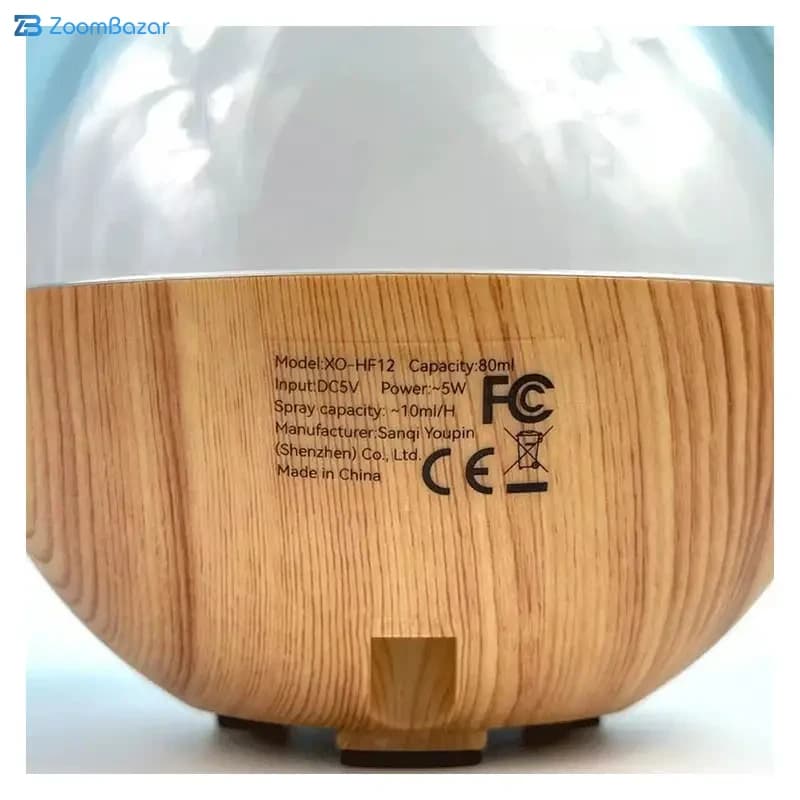 خوشبوکننده و دستگاه بخور سرد 80 میلی‌لیتر ایکس او HF12 — تصویر ۷