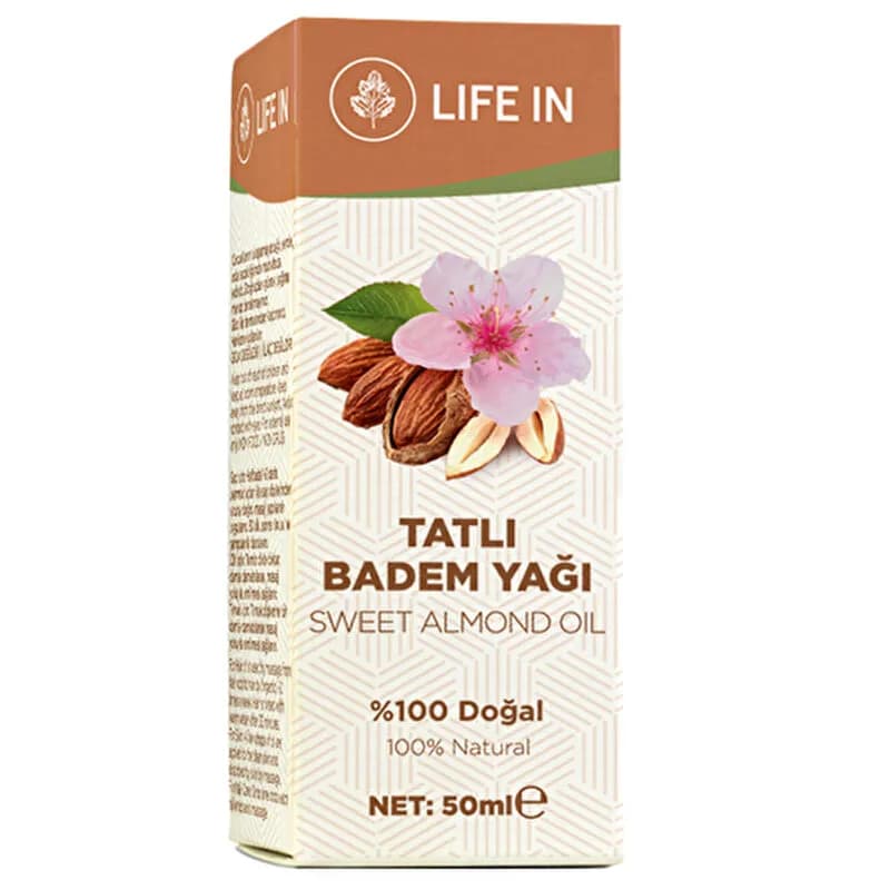 روغن بادام شیرین برند لایف این 50 میل