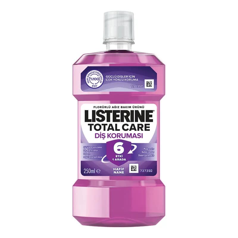 دهان شویه لیسترین Total Care با طعم نعناع 250ml