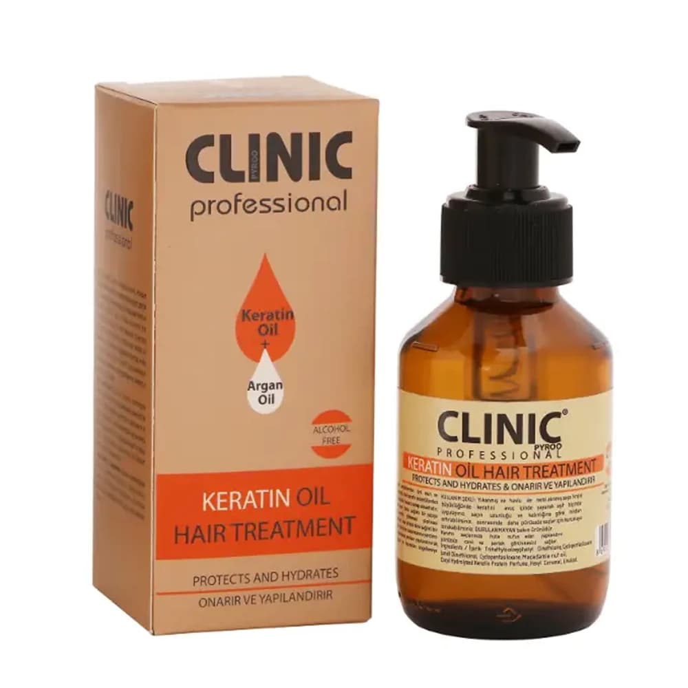 روغن کراتین کلینیک 100 میل