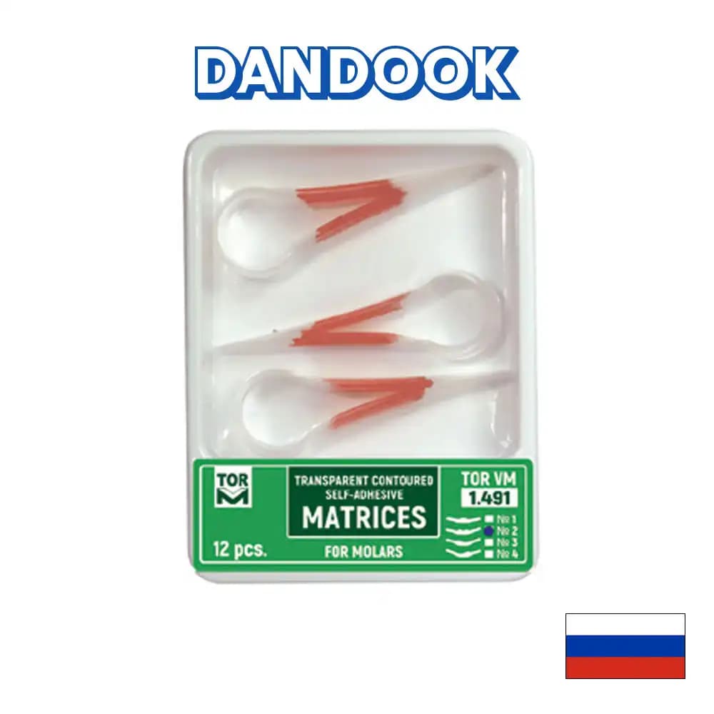ماتریس شفاف خودچسب مولر تور وی ام Metal Contouerd Matrices