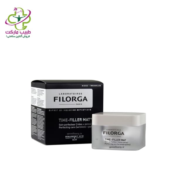 کرم ضد چروک فیلورگا مدل Time-Filler Mat حجم 50 میلی لیتر — تصویر ۲
