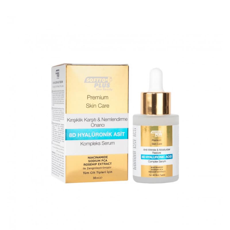 سرم کمپلکس آبرسان و ضدچروک هیالورونیک اسید سافتو پلاس 30ml