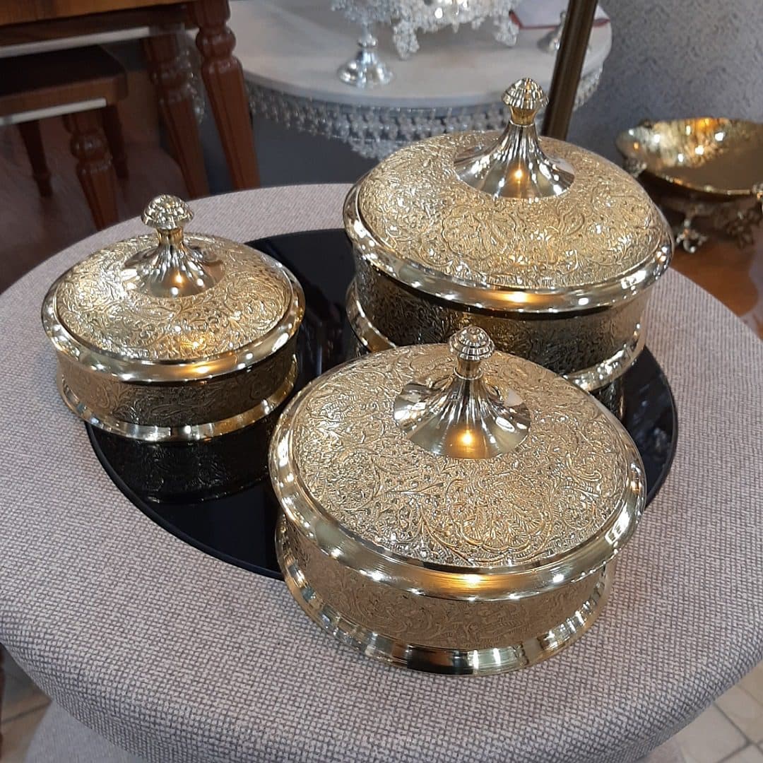 ست شکلات خوری طرح طاووس