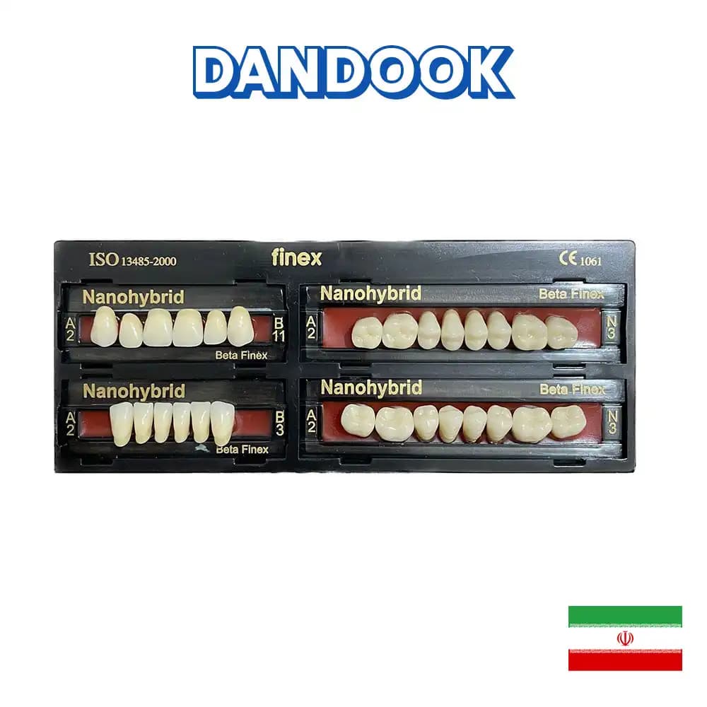 دست دندان مصنوعی فینکس بتادنت-Finex Artificial Teeth