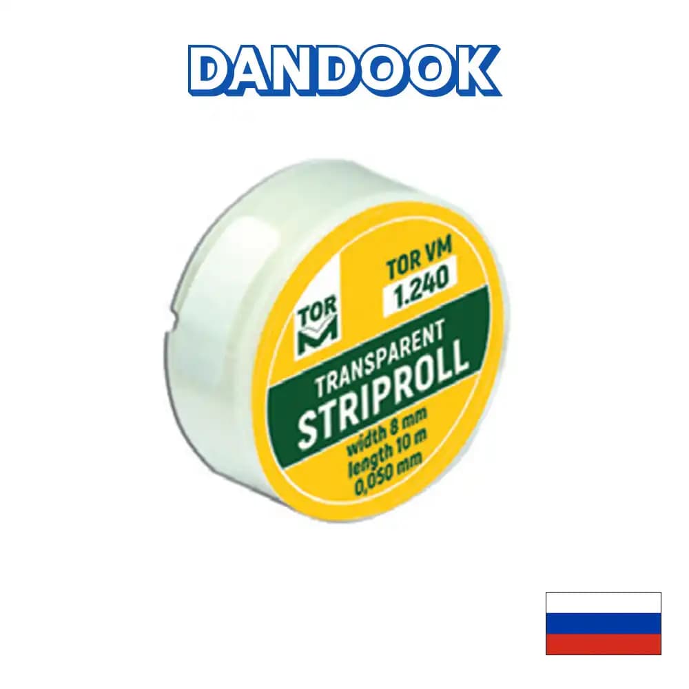 نوار شفاف رولی تور وی ام-Transparent Striproll