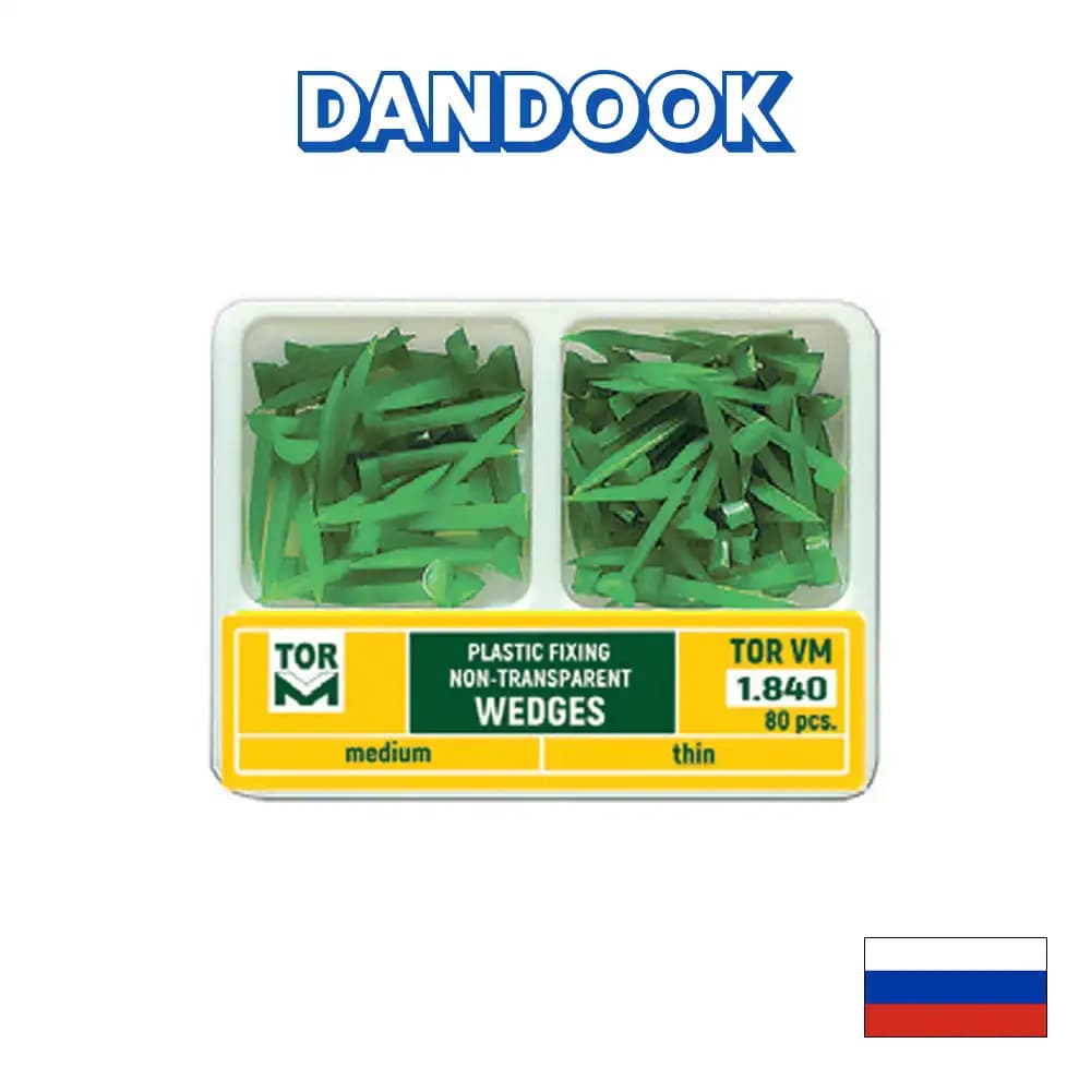 کیت وج پلاستیکی تور وی ام-Plastic Dental Wedge Kit — تصویر ۲