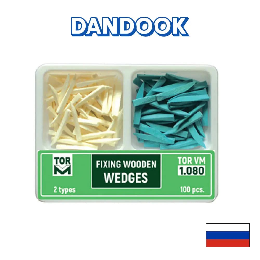وج چوبی آناتومیک 100 عددی – Wooden Wedge 100Pcs