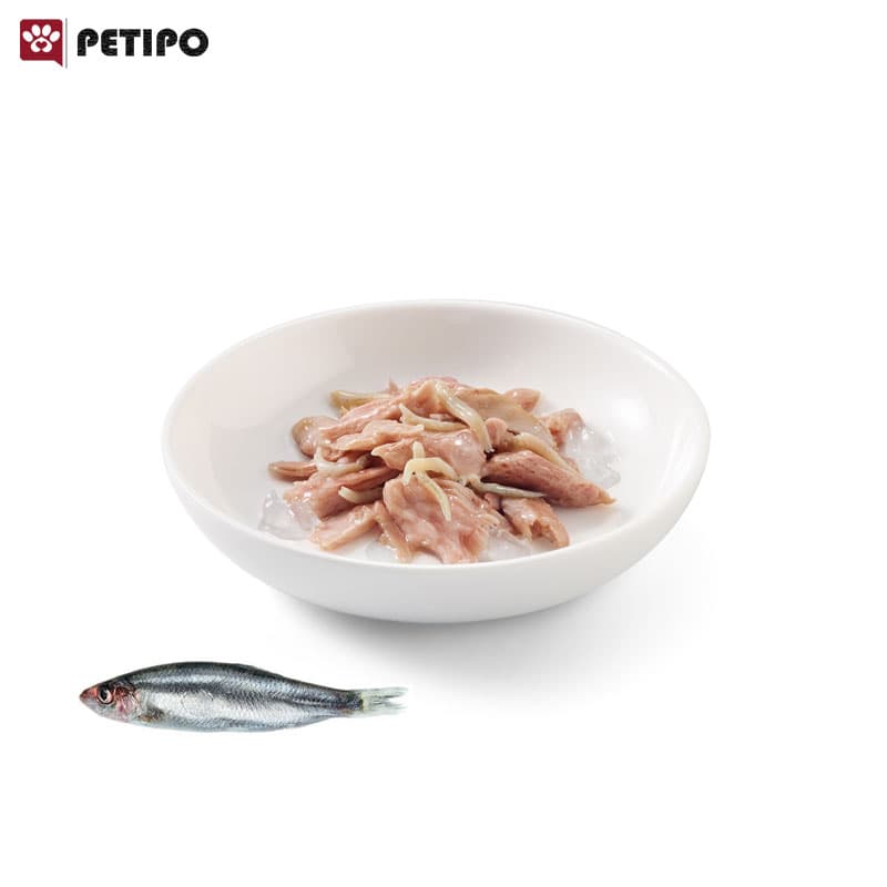 کنسرو گربه با طعم ماهی تن و وایب بیت شسیر (Schesir Tuna with Whitebait) وزن 85 گرم — تصویر ۲