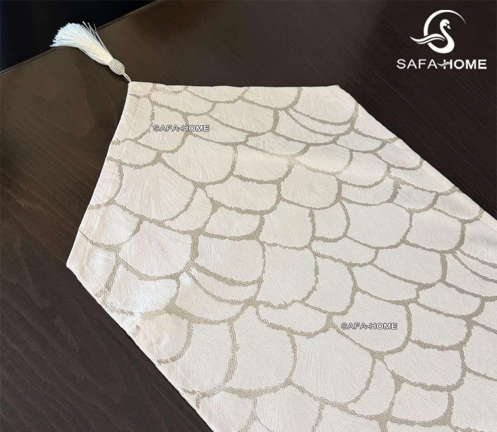 ست رومیزی رانر 4 تکه طرح صدف — تصویر ۴