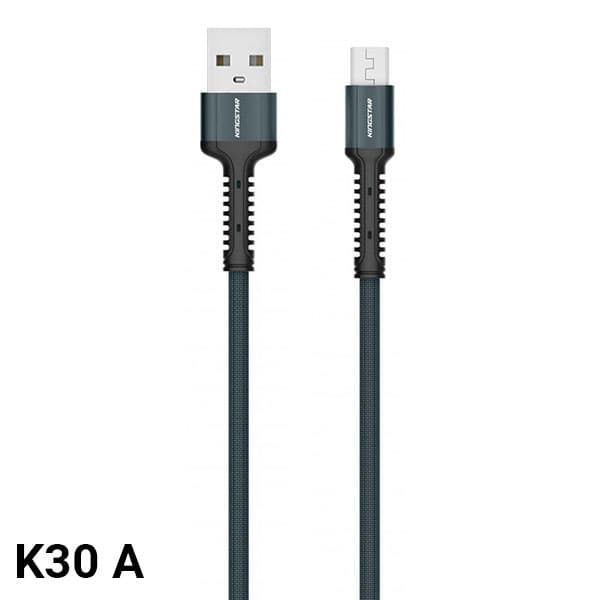 کابل شارژ 1 متری microUSB کینگ استار K30 A — تصویر ۲