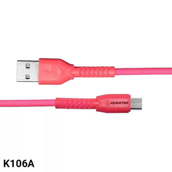 کابل شارژ 1 متری microUSB کینگ استار K106A — تصویر ۳