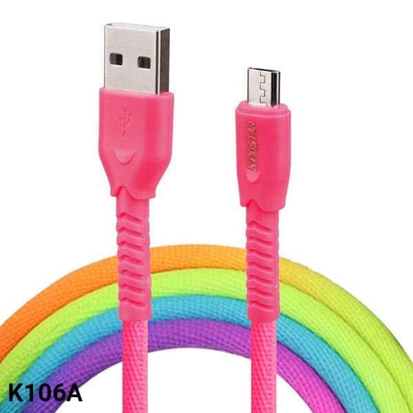 کابل شارژ 1 متری microUSB کینگ استار K106A