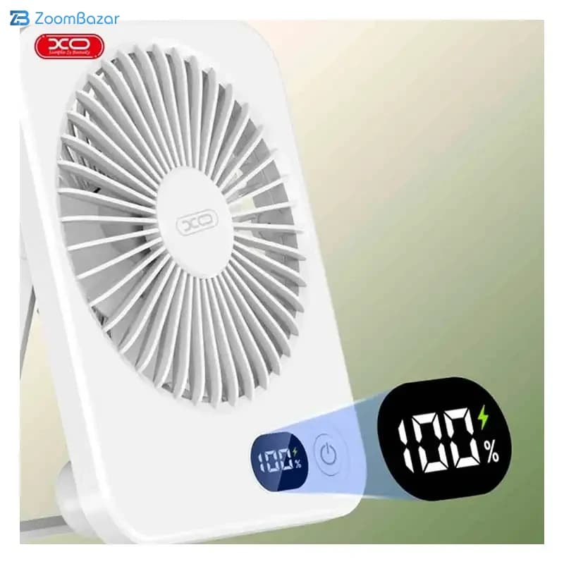 پنکه شارژی رومیزی ایکس او مدل MF99 تاشو — تصویر ۳