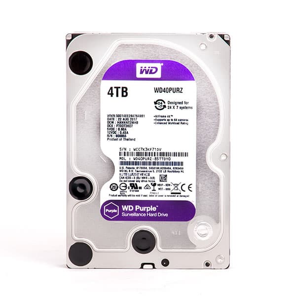 هارد Purple ظرفیت 4TB اینترنال Western Digital وسترن دیجیتال
