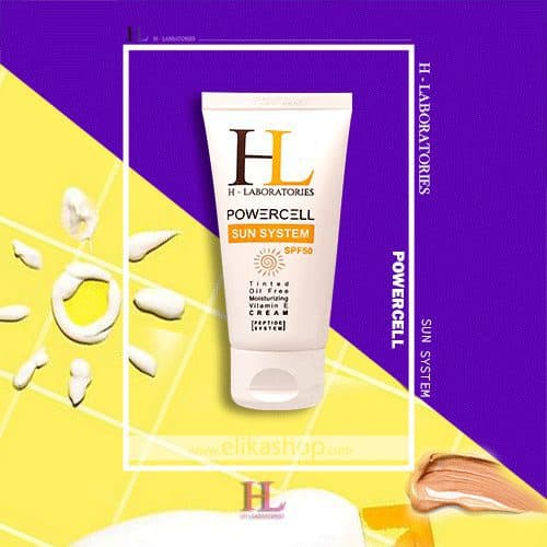 ضد آفتاب رنگی فاقد چربی اچ ال HL
