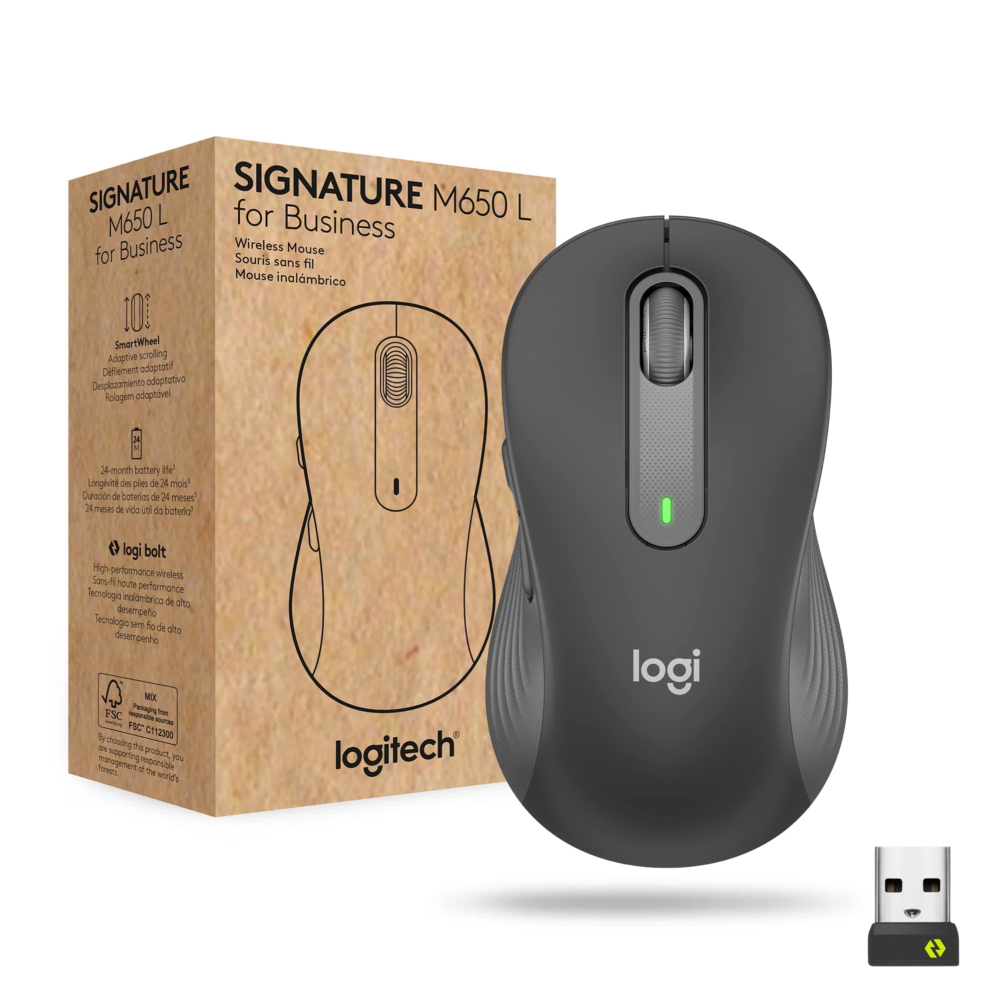 موس بی‌سیم لاجیتک SIGNATURE M650L — تصویر ۶