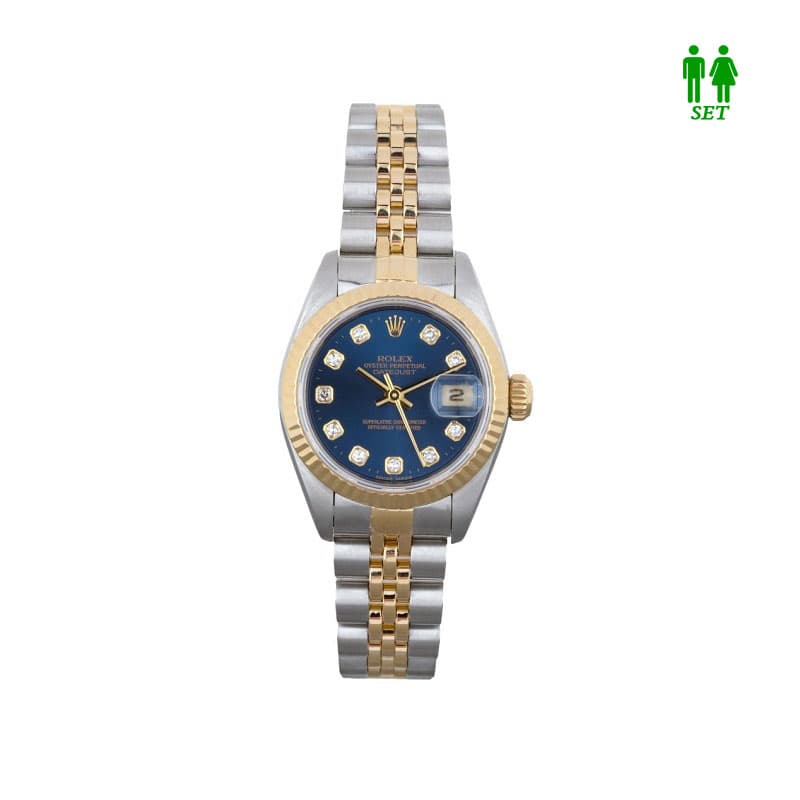 ساعت مچی رولکس مدل Datejust صفحه آبی
