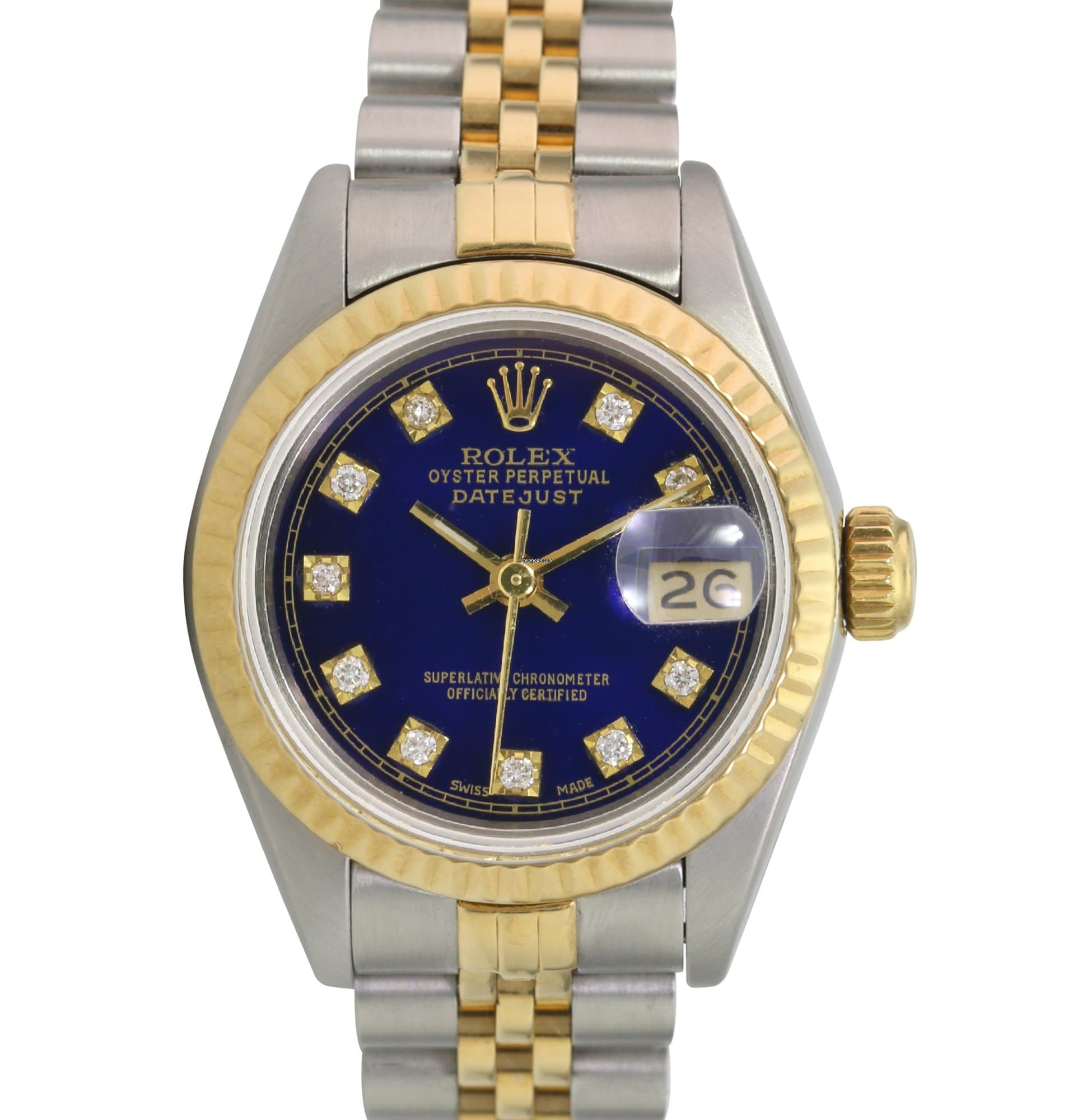 ساعت مچی رولکس مدل Datejust صفحه آبی — تصویر ۲