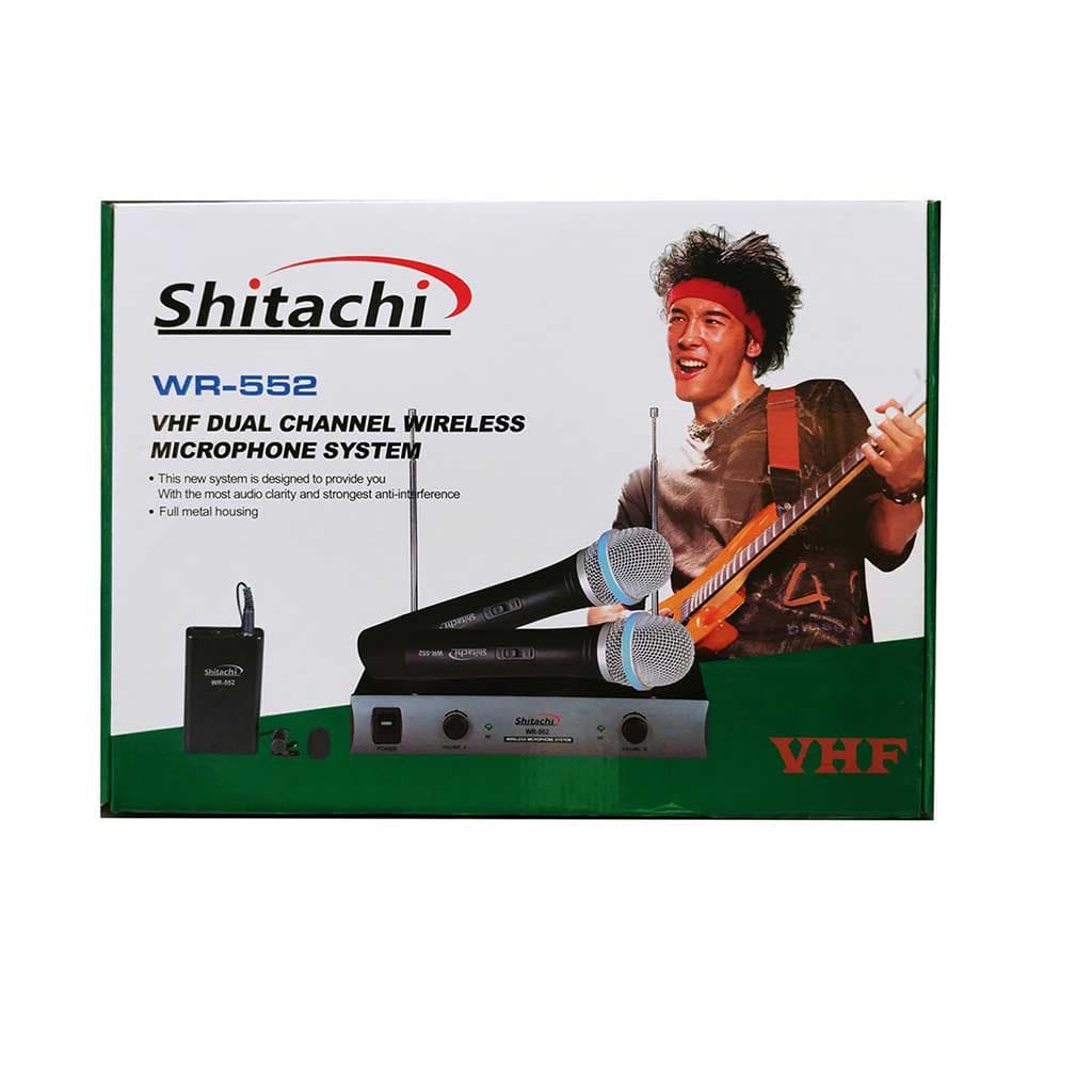 میکروفن بی سیم دو کانال شیتاچی مدلWR-552 — تصویر ۴