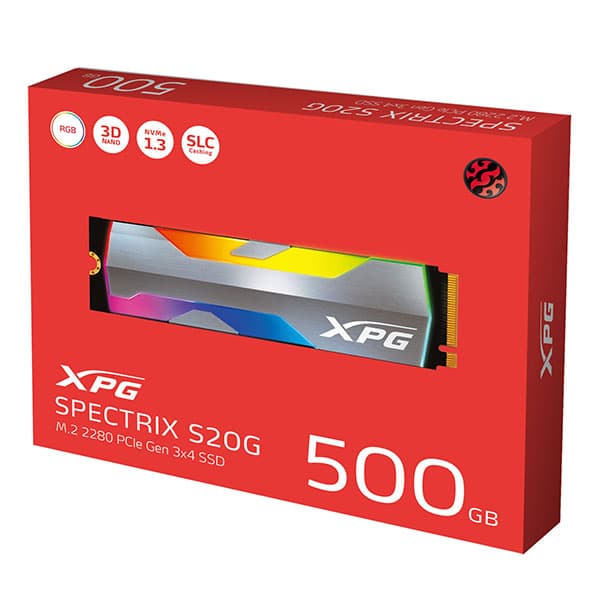 اس اس دی 500 گیگابایت ای دیتا XPG SPECTRIX S20G — تصویر ۴