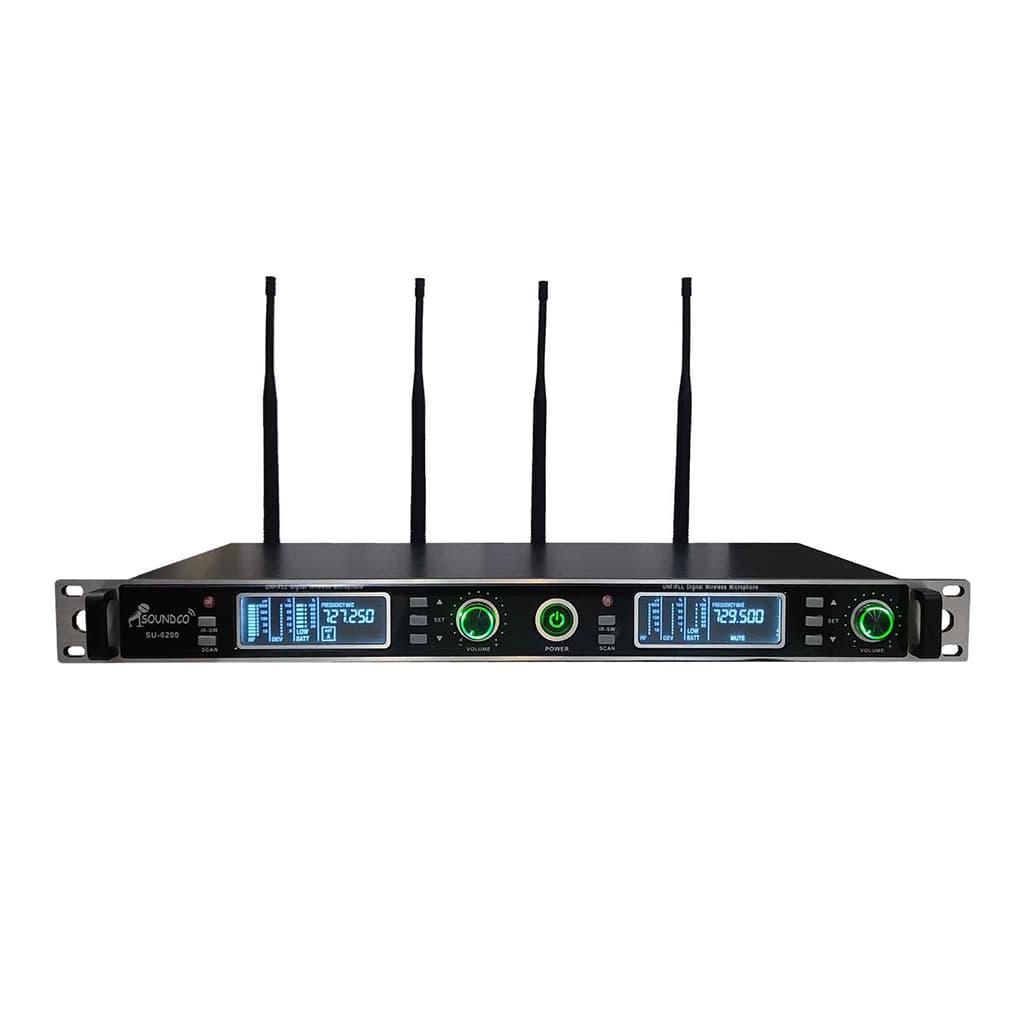 میکروفن بی سیم دو کانال ساندکو مدل SU-6200C — تصویر ۲