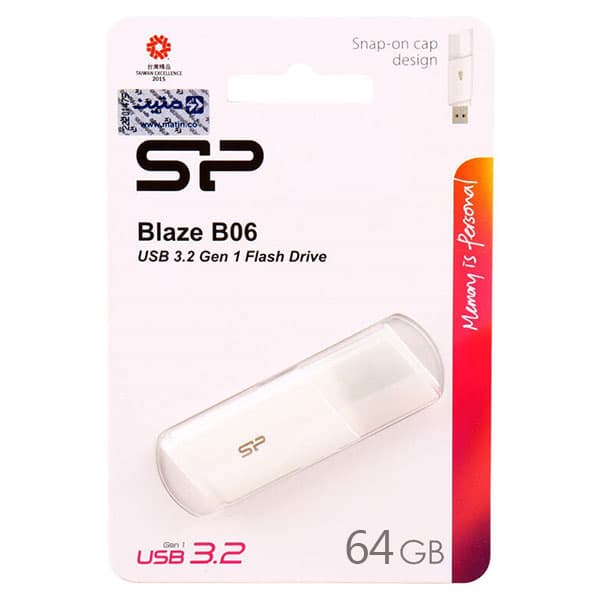 فلش مموری 64 گیگابایت سیلیکون پاور Blaze B06 — تصویر ۴