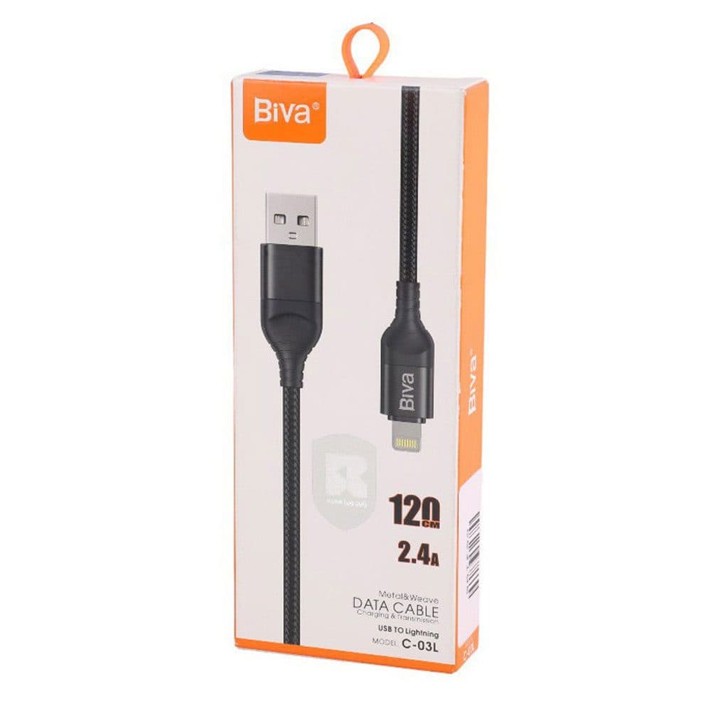 کابل لایتنینگ بیوا مدل C-03L طول 1.2 متر شدت جریان 2.4 آمپر — تصویر ۵