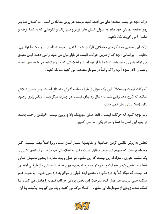 میکرو کتاب آشنایی با سطوح عرضه و تقاضا در فارکس — تصویر ۲