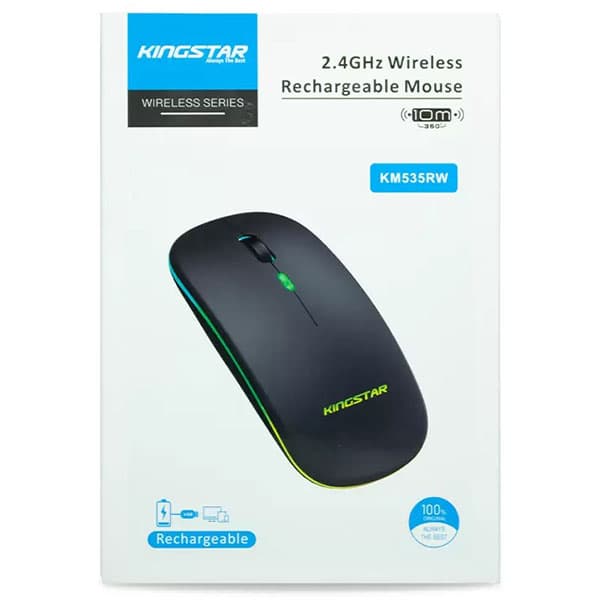موس بی‌سیم کینگ استار KM535RW — تصویر ۵