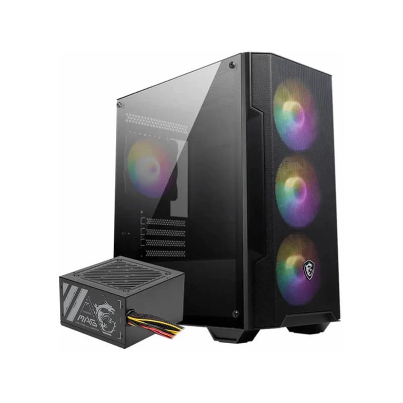 کیس کامپیوتر مشکی ام اس ای مدل MSI TAG FORGE M100A BLACK — تصویر ۲