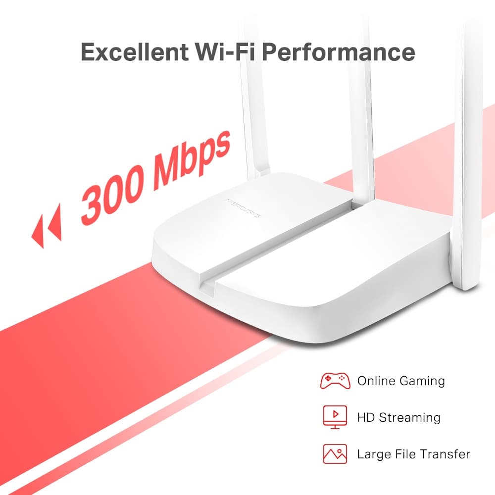 روتر بی‌سیم 300Mbps مرکوسیس MW306R — تصویر ۷