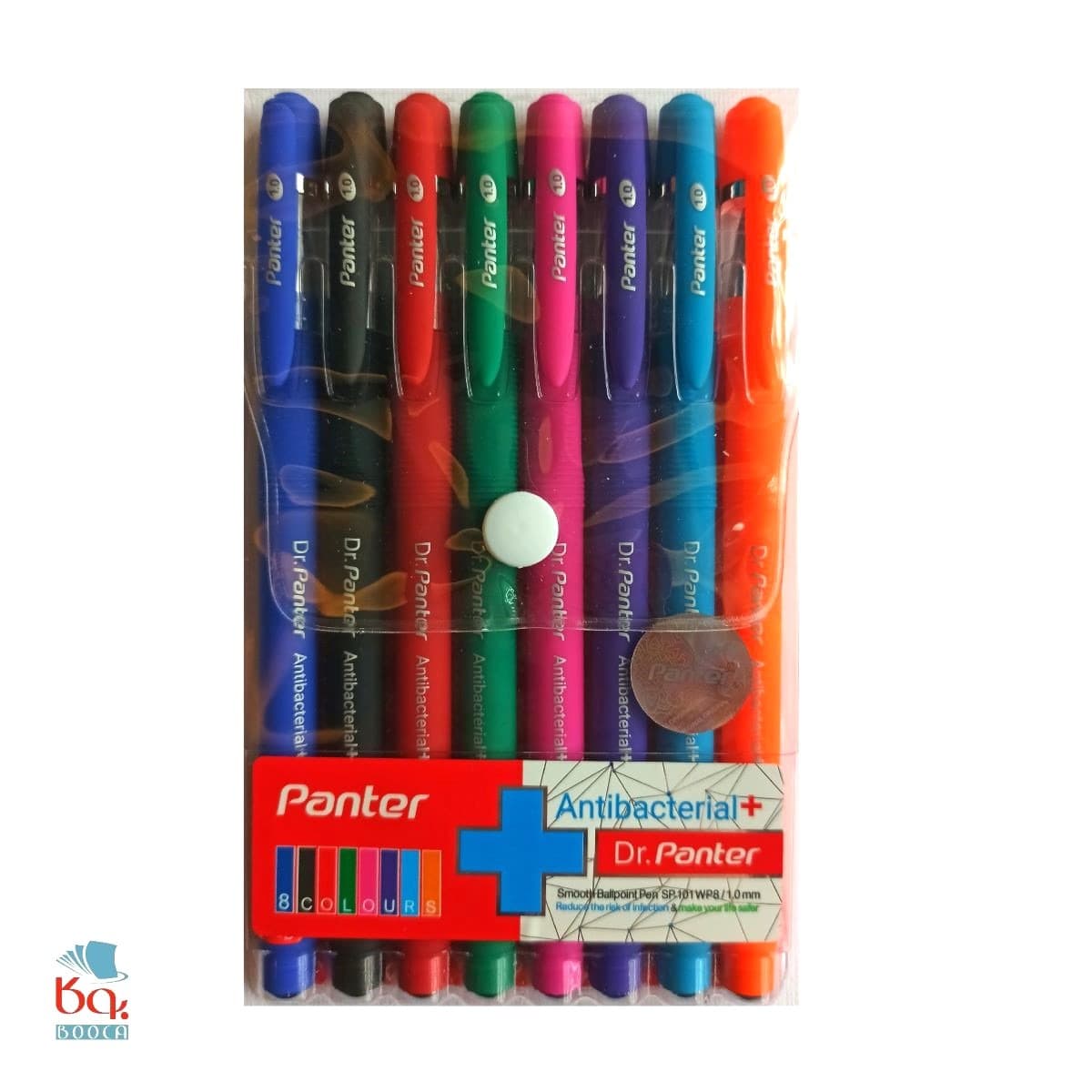خودکار 1 میل دکتر پنتر Smooth Ballpoint (بسته 8 عددی)