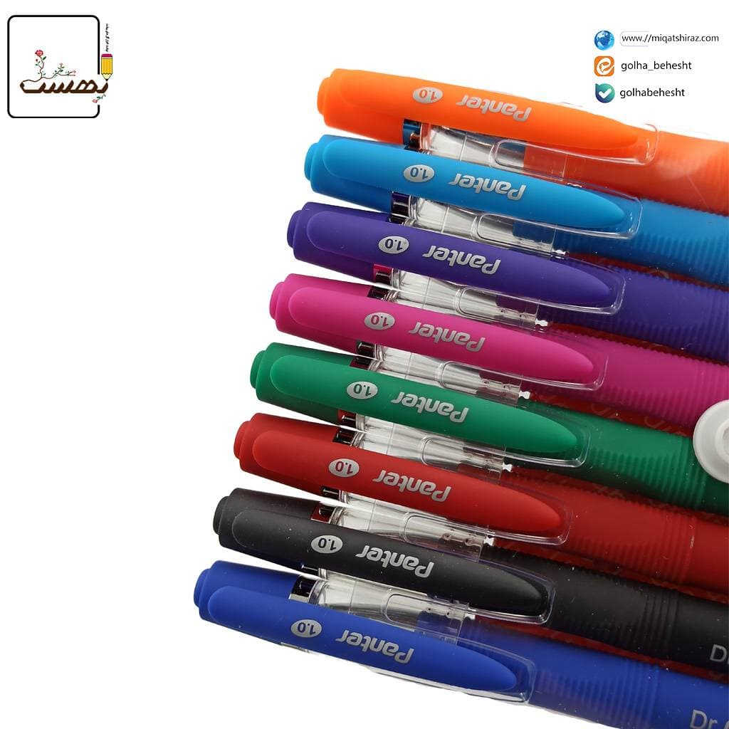 خودکار 1 میل دکتر پنتر Smooth Ballpoint (بسته 8 عددی) — تصویر ۴