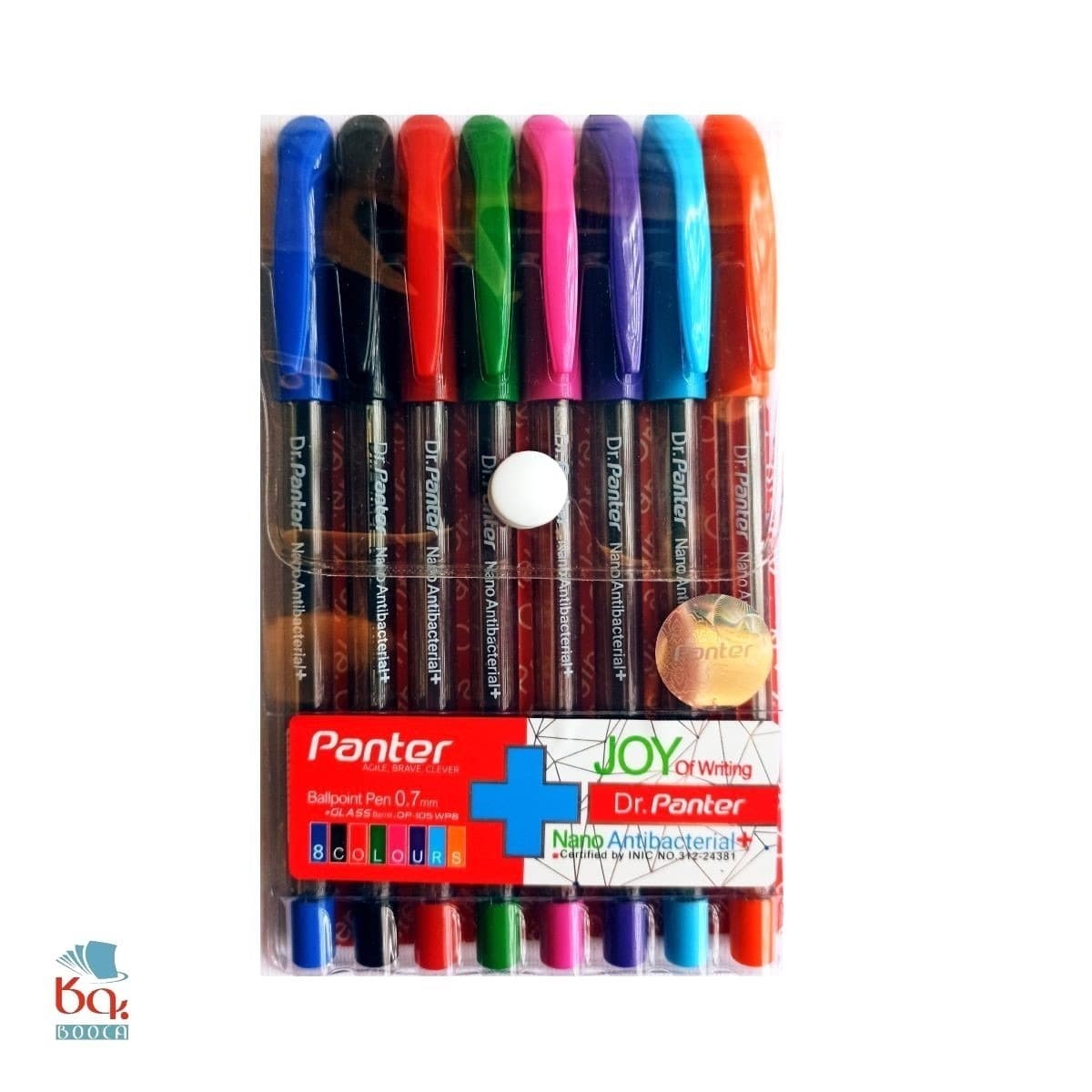 خودکار 0.7 آنتی باکتریال DP105 دکتر پنتر (8 عددی)