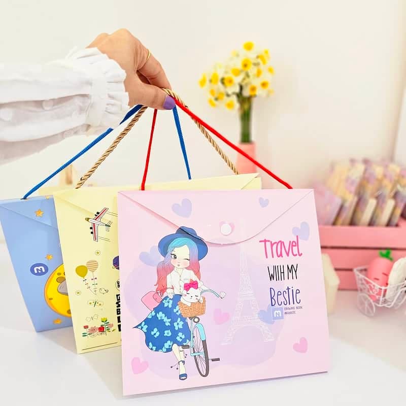 دفتر نقاشی پوشه ای فانتزی