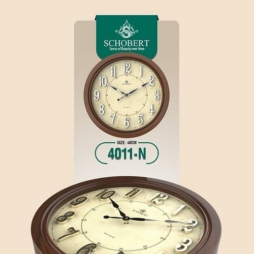 ساعت دیواری shobert مدل 4011N-30-42cm