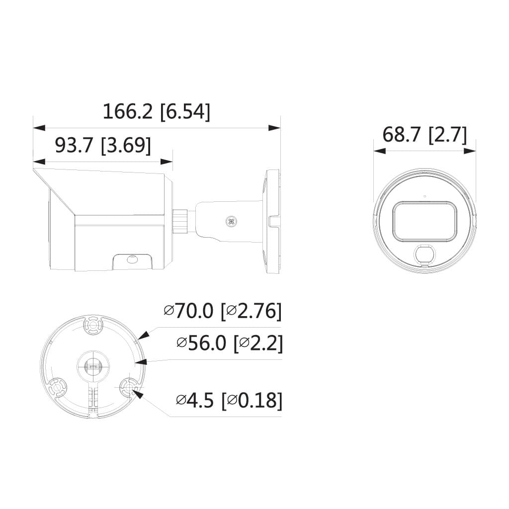 دوربین مداربسته آی پی DH-IPC-HFW2439SP-SA-LED داهوا — تصویر ۳